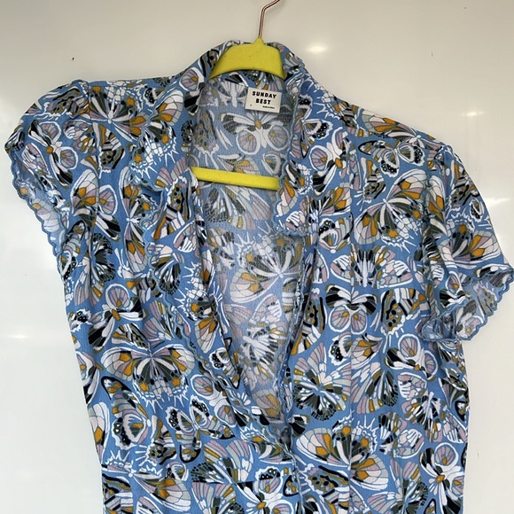 Aritzia Sunday Best Floral Mini Dress - size small - Picture 3 of 4